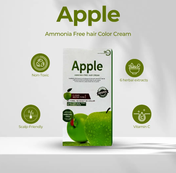 Apple Ammonia-Free Hair Color Cream