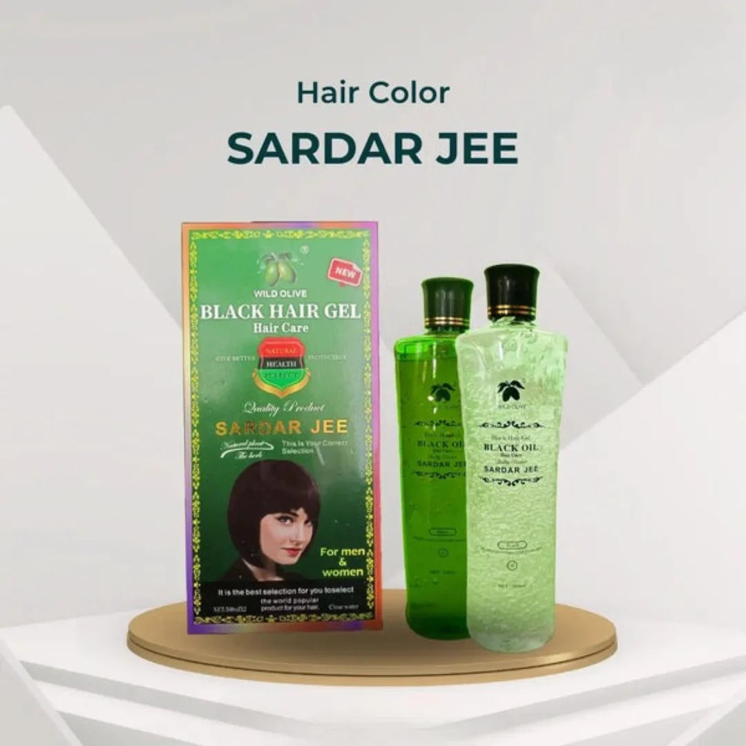 Sardar Jee Black Hair Color Gel – 1000ml
