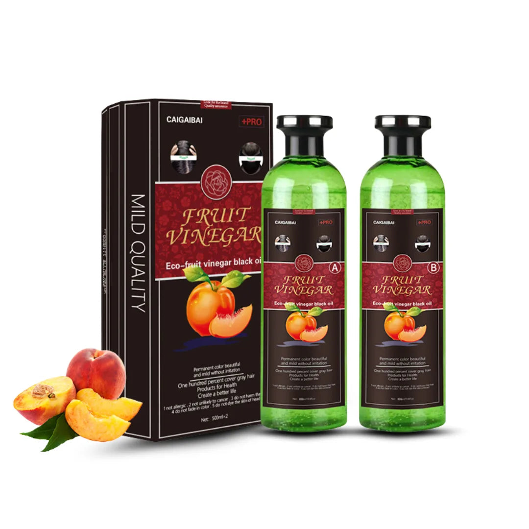 Fruit Vinegar Hair Color Gel – Black & Dark Brown