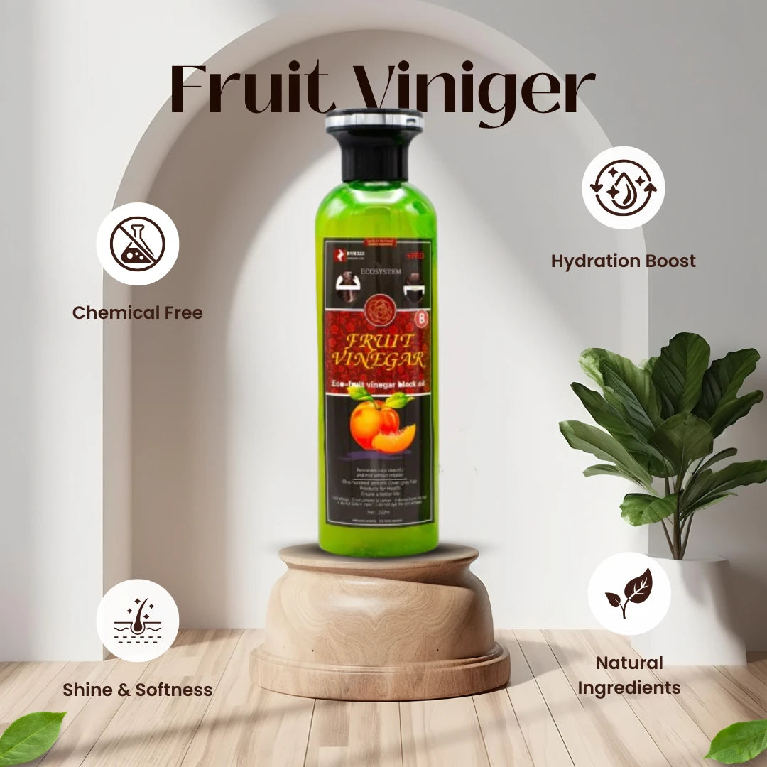 Fruit Vinegar Hair Color Gel – Black & Dark Brown