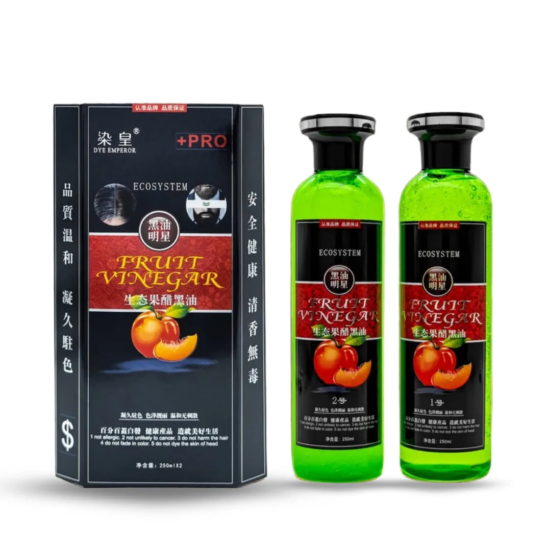 Fruit Vinegar Hair Color Gel – Black & Dark Brown